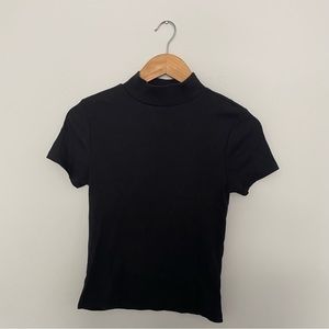 Maeve Mock- Neck Baby Tee
